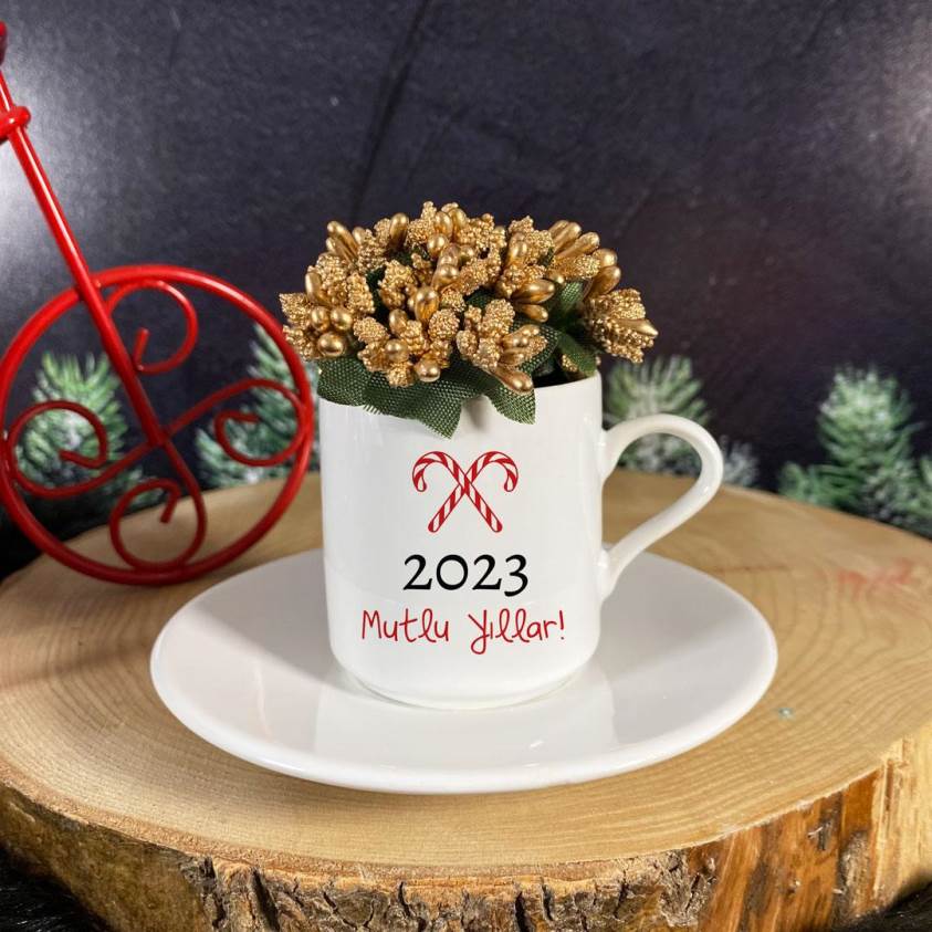 2023 Yılbaşına Özel Türk Kahvesi Fincan Takımı - Y2147
