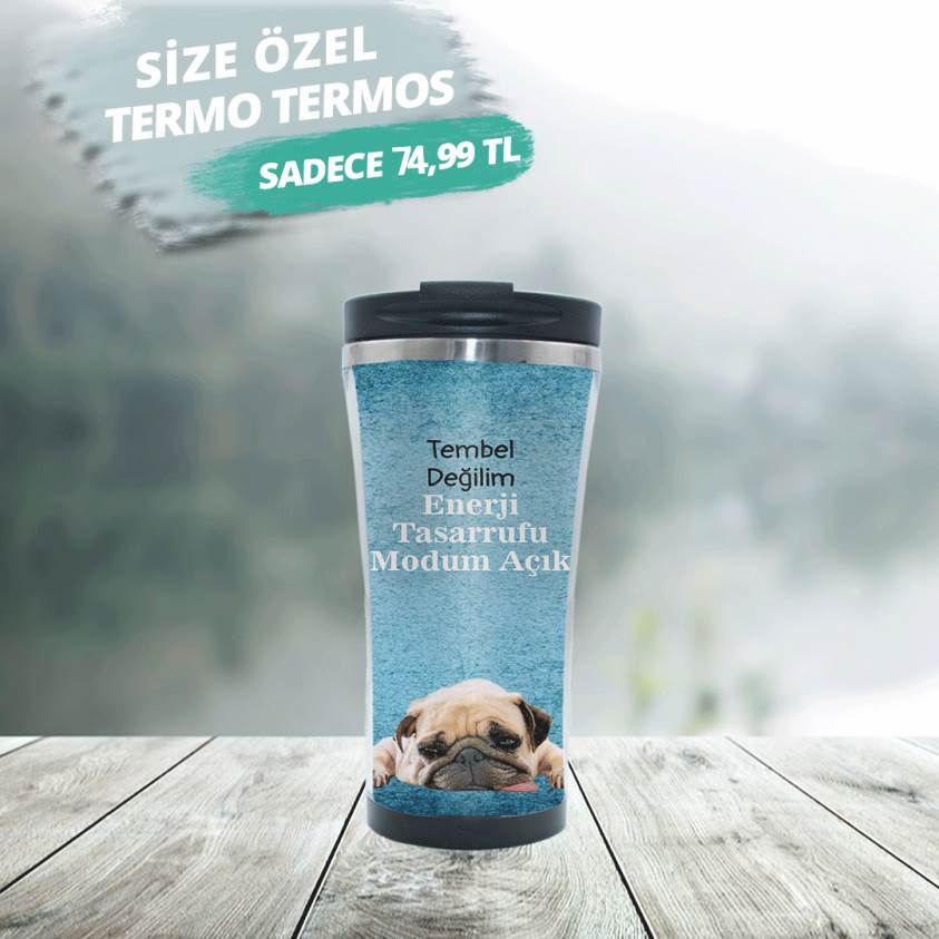 Kişiye Özel Baskılı Termos Bardak- 246